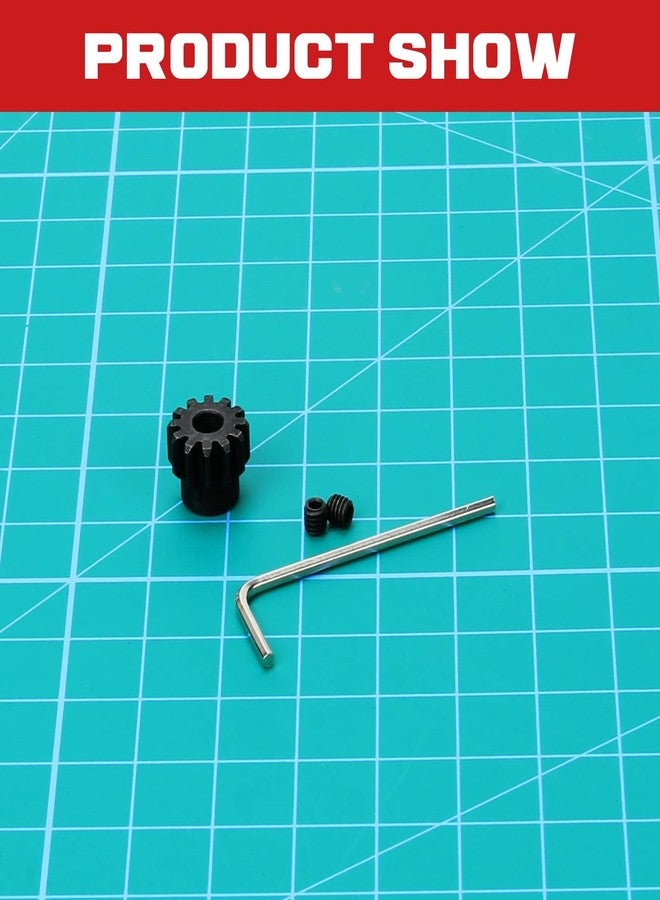 RCAWD 12T Pinion Gear with Wrench for ARRMA 1/7 Mojave, Fireteam 6s blx, 4wd Roller, 1/8 Kraton Typhon Notorious Outcast Talion 6s blx 4X4 Roller Upgrades,Hopups Parts for#ARA311052 - Image 5